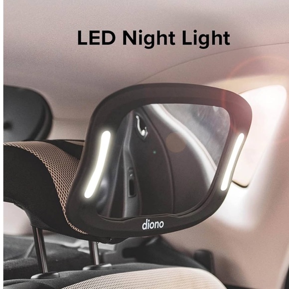 Diono baby car light up mirror, good condition - Picture 2 of 7